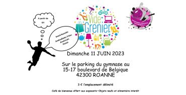 VIDE GRENIER 11 JUIN 2023 PARKING GYMNASE DE BELGIQUE